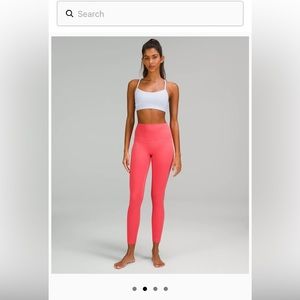 LULULEMON Raspberry Align leggings size 4 LIKE NEW
